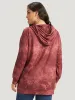 Tie Dye Pocket Hooded Sweatshirt sold by Bloomchic