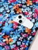 Contrast Floral Side Pocket High Rise Swim Bottom sold by Bloomchic