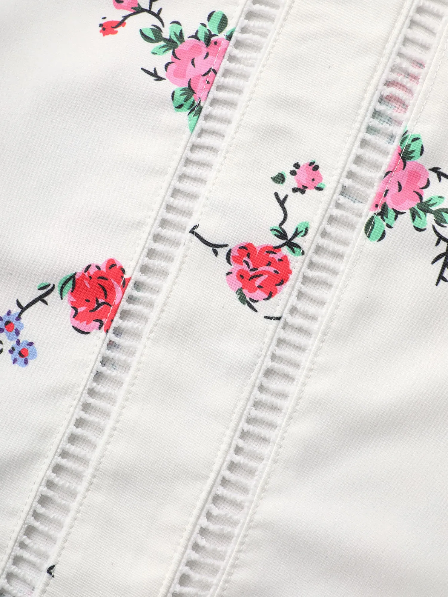 Floral Print Patchwork Cut Out Cami Top sold by Bloomchic product image thumbnail 5