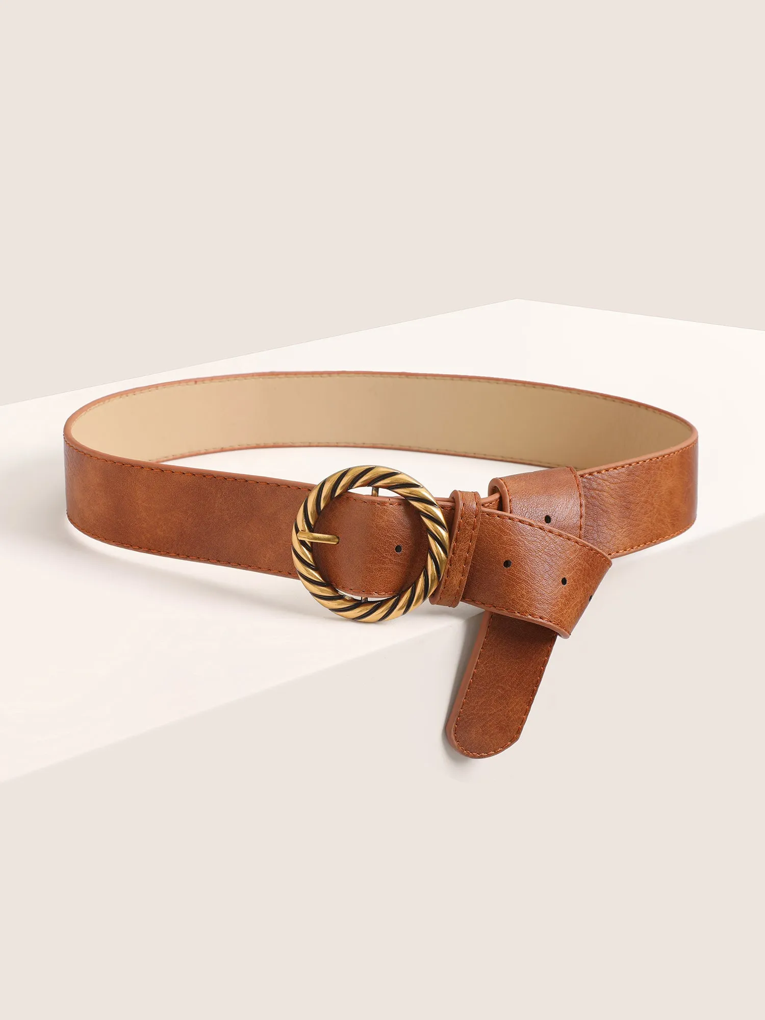Twist Design Metal Buckle Belt sold by Bloomchic product image thumbnail 2