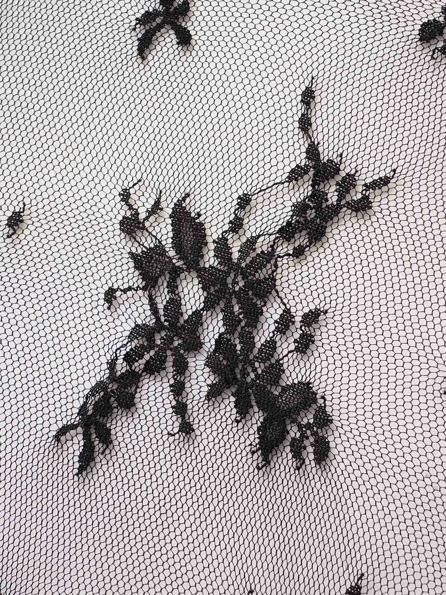 Sheer Soft Lace Slim-Fit T-shirt sold by Bloomchic product image thumbnail 5