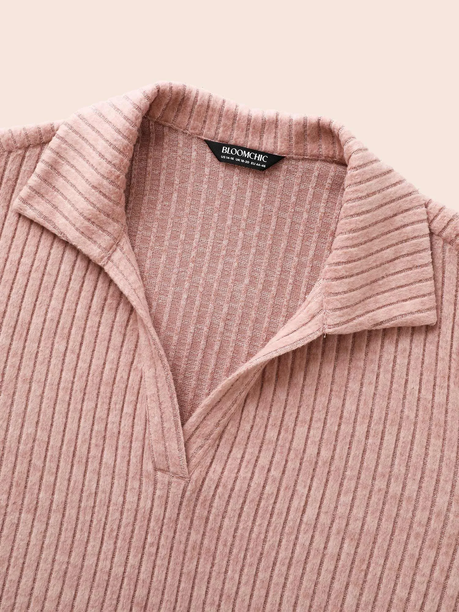 Solid Pit Strip Stretch Sweatshirt sold by Bloomchic product image thumbnail 5