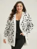 Supersoft Essentials Dot Print Open Front Cardigan sold by Bloomchic