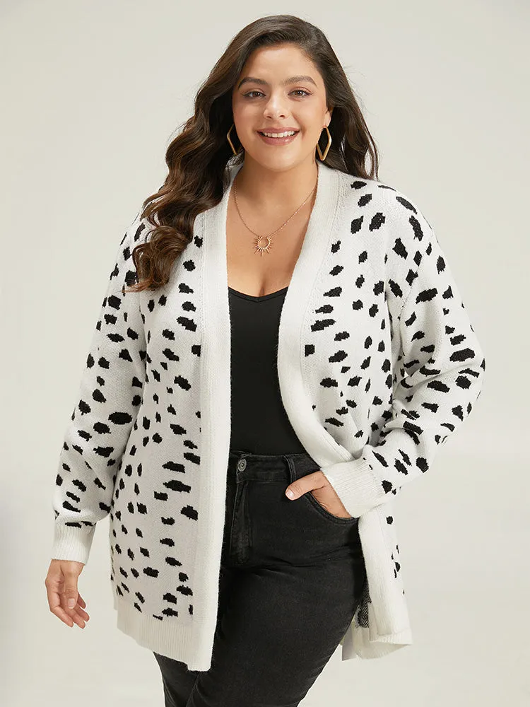 Supersoft Essentials Dot Print Open Front Cardigan sold by Bloomchic product image thumbnail 4