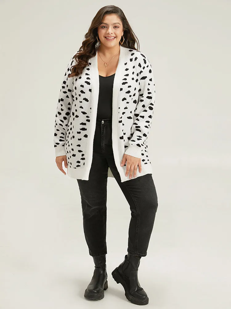 Supersoft Essentials Dot Print Open Front Cardigan sold by Bloomchic product image thumbnail 5