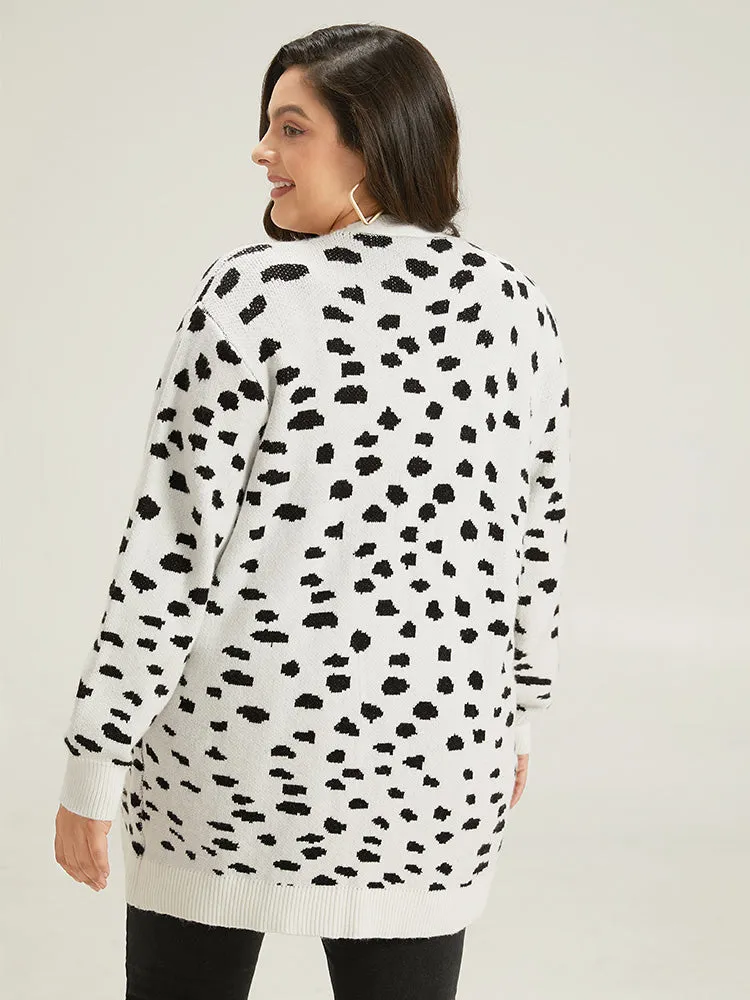 Supersoft Essentials Dot Print Open Front Cardigan sold by Bloomchic product image thumbnail 2