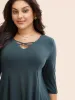 Supersoft Essentials Cross Straps Pleated T-shirt sold by Bloomchic