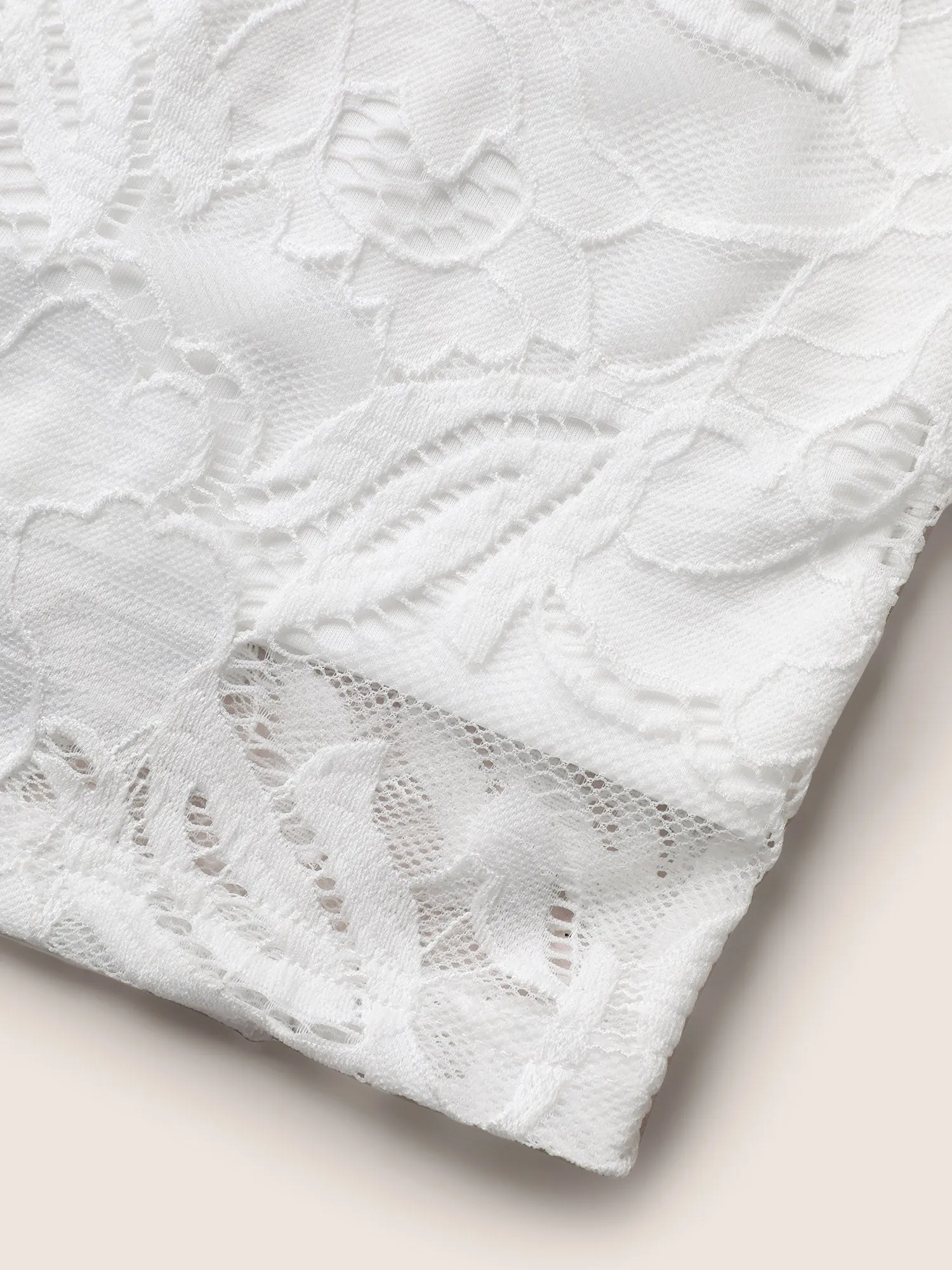 Crochet Lace Mesh Wide Leg Pants sold by Bloomchic product image thumbnail 5