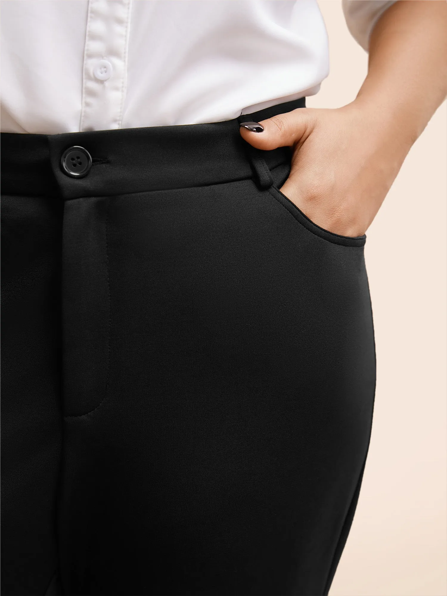 Stretchy-Fit Pocket Elastic Waist Pants sold by Bloomchic product image thumbnail 4