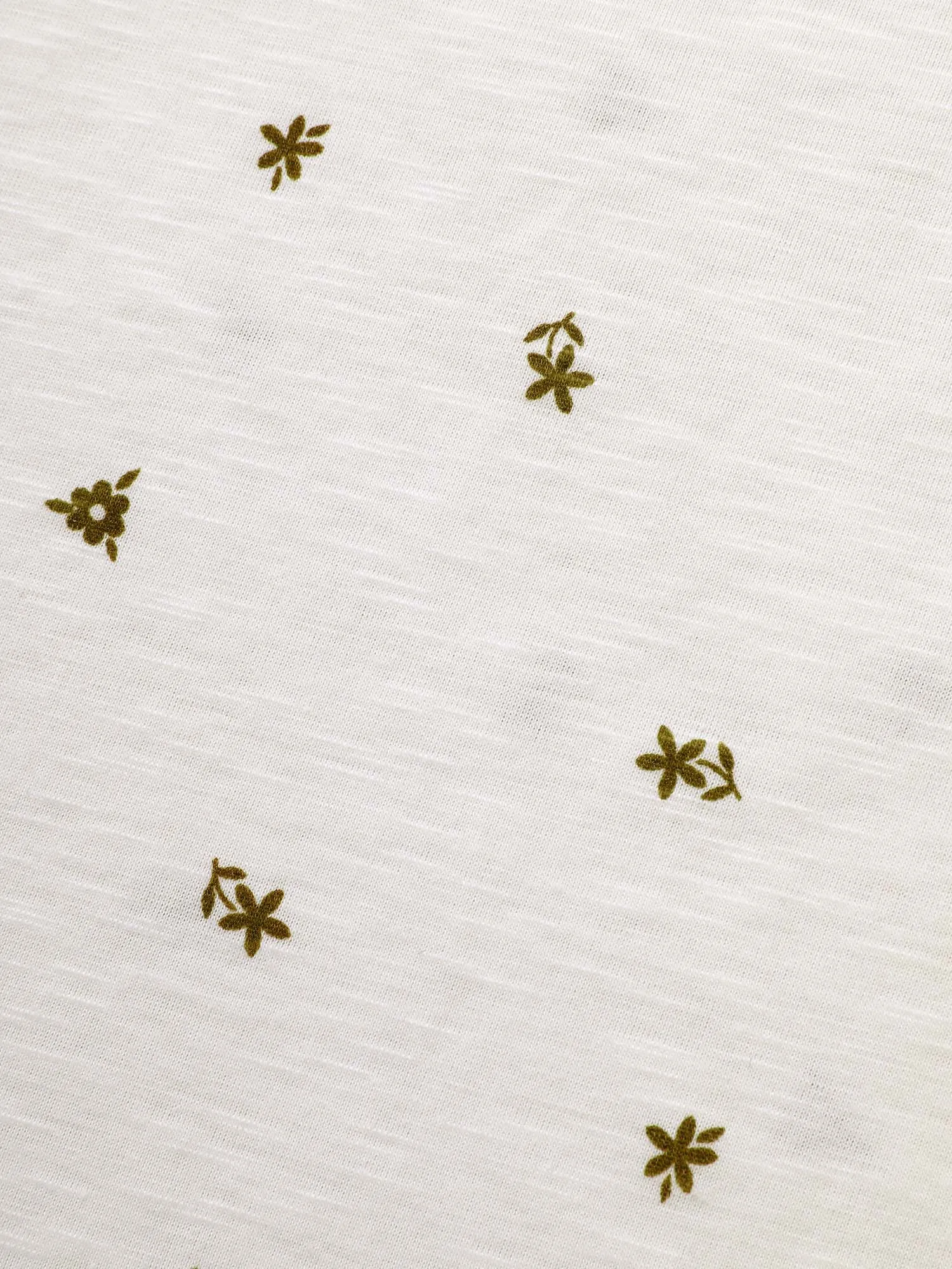 Small Flora Print V Neck T-shirt sold by Bloomchic product image thumbnail 5