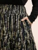 Geometric Shirred Ruffle Layered Hem Skirt sold by Bloomchic