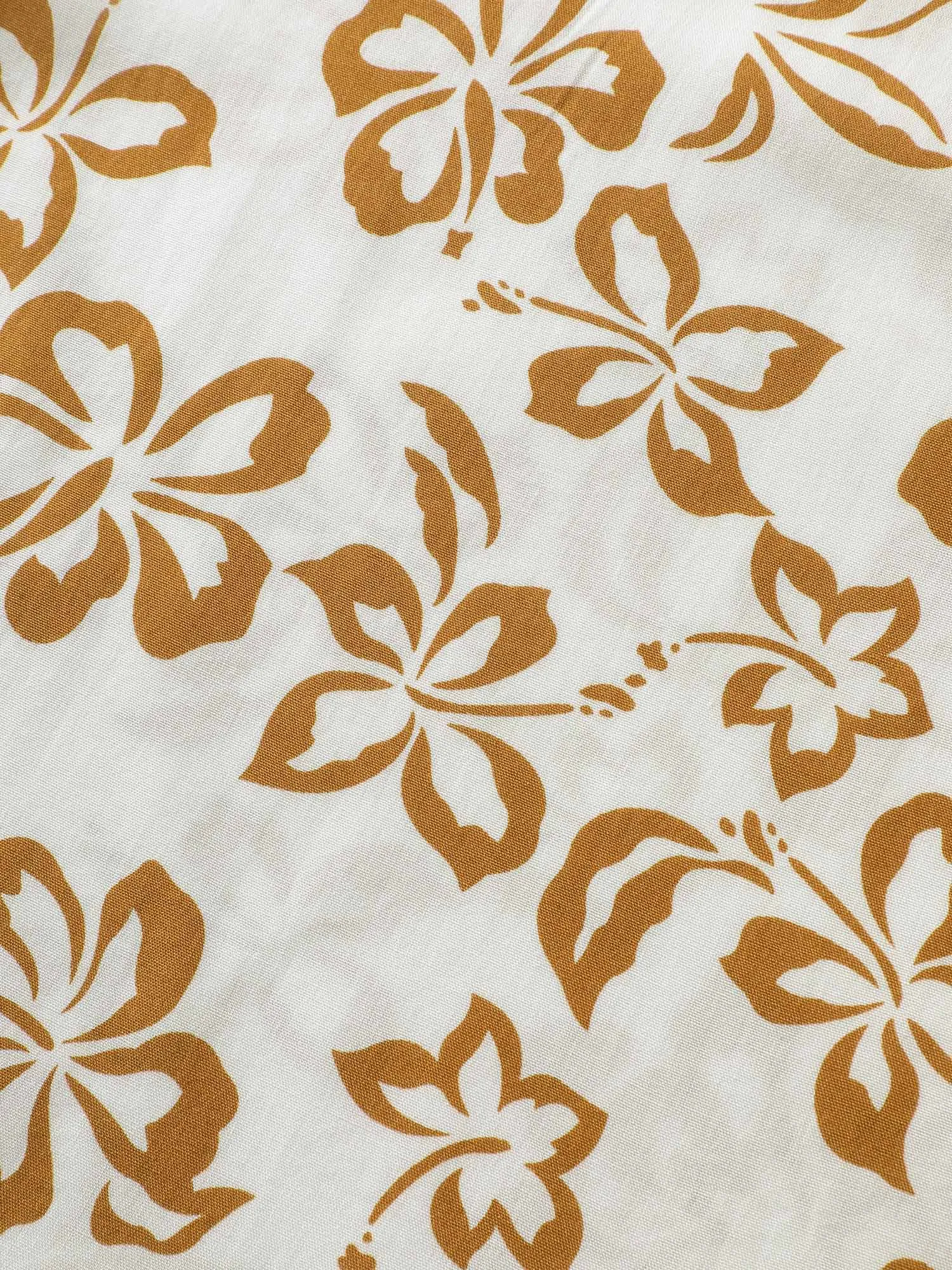 Silhouette Floral Print Tiered Ruffle Cap Sleeve Blouse sold by Bloomchic product image thumbnail 5