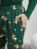 Christmas Elk Pocket Elastic Waist Sleep Bottoms sold by Bloomchic