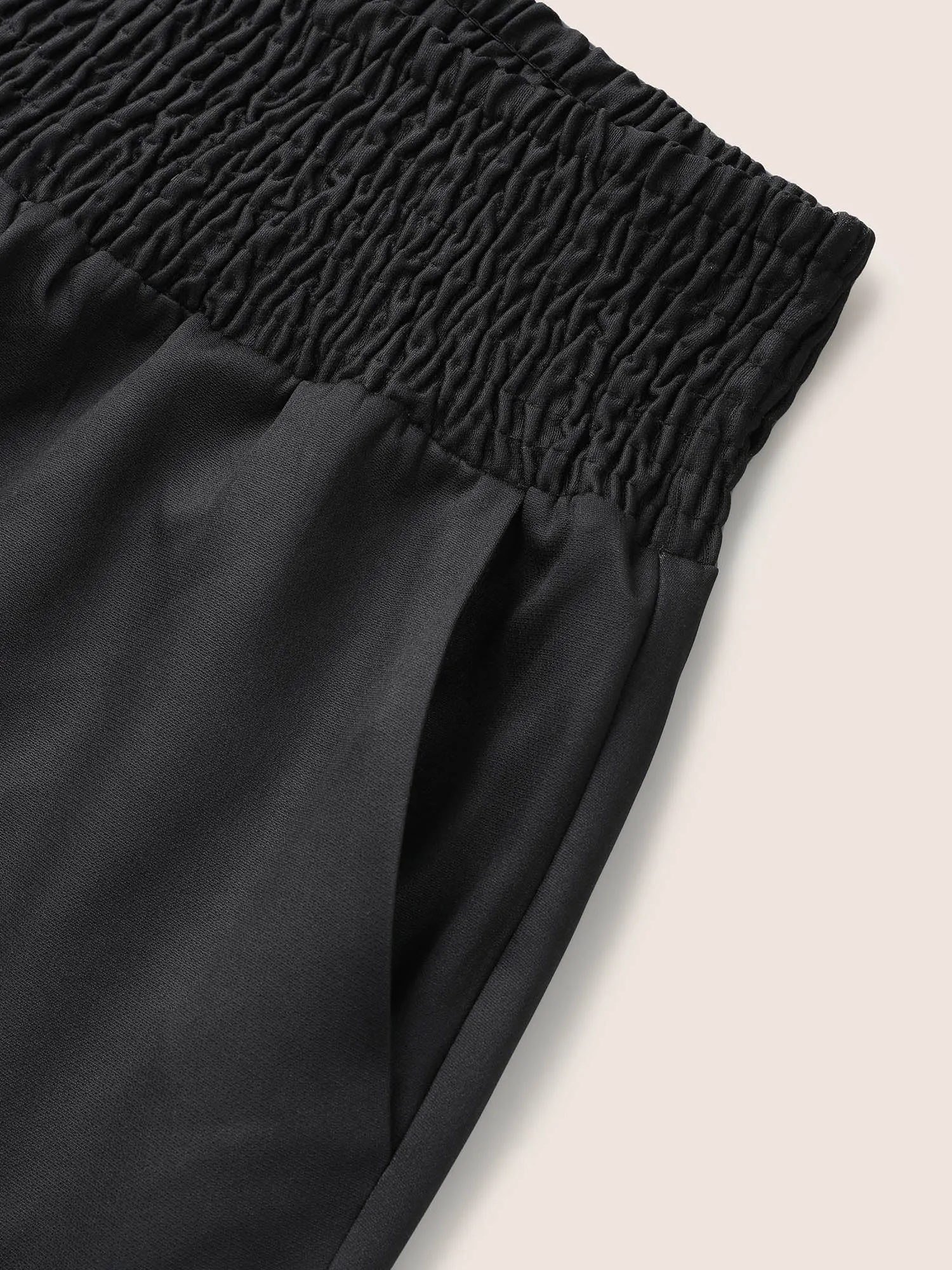 Ombre Leopard Shirred Elastic Waist Pants sold by Bloomchic product image thumbnail 5