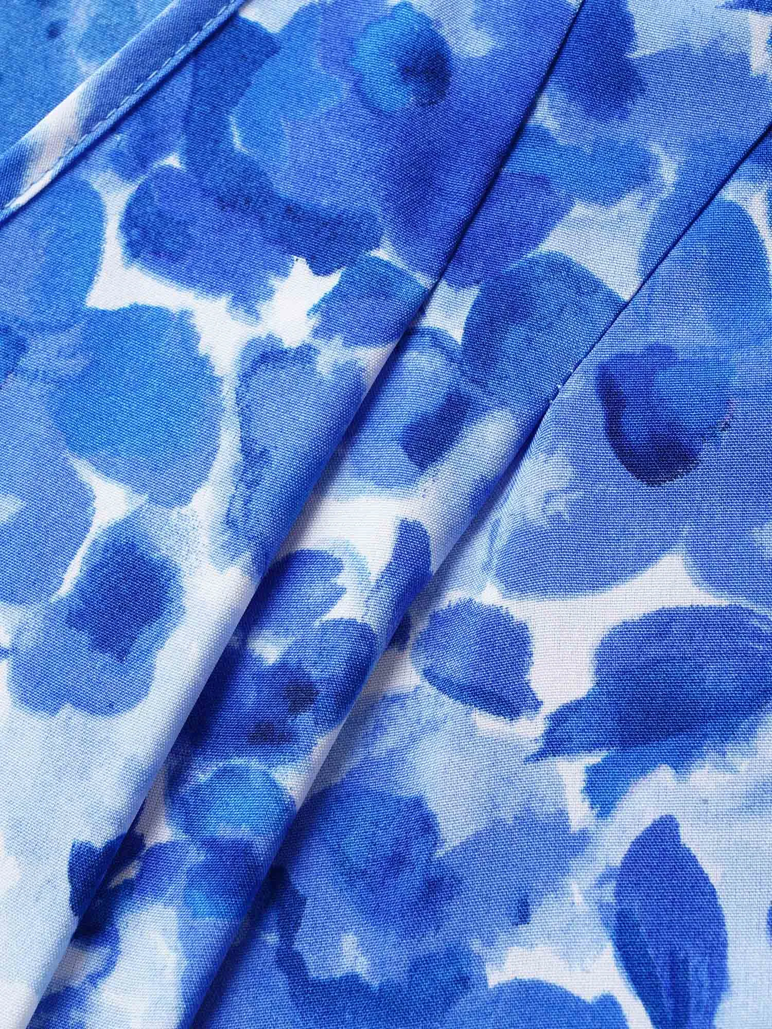 Watercolor Floral Dolman Sleeve Maxi Dress sold by Bloomchic product image thumbnail 5