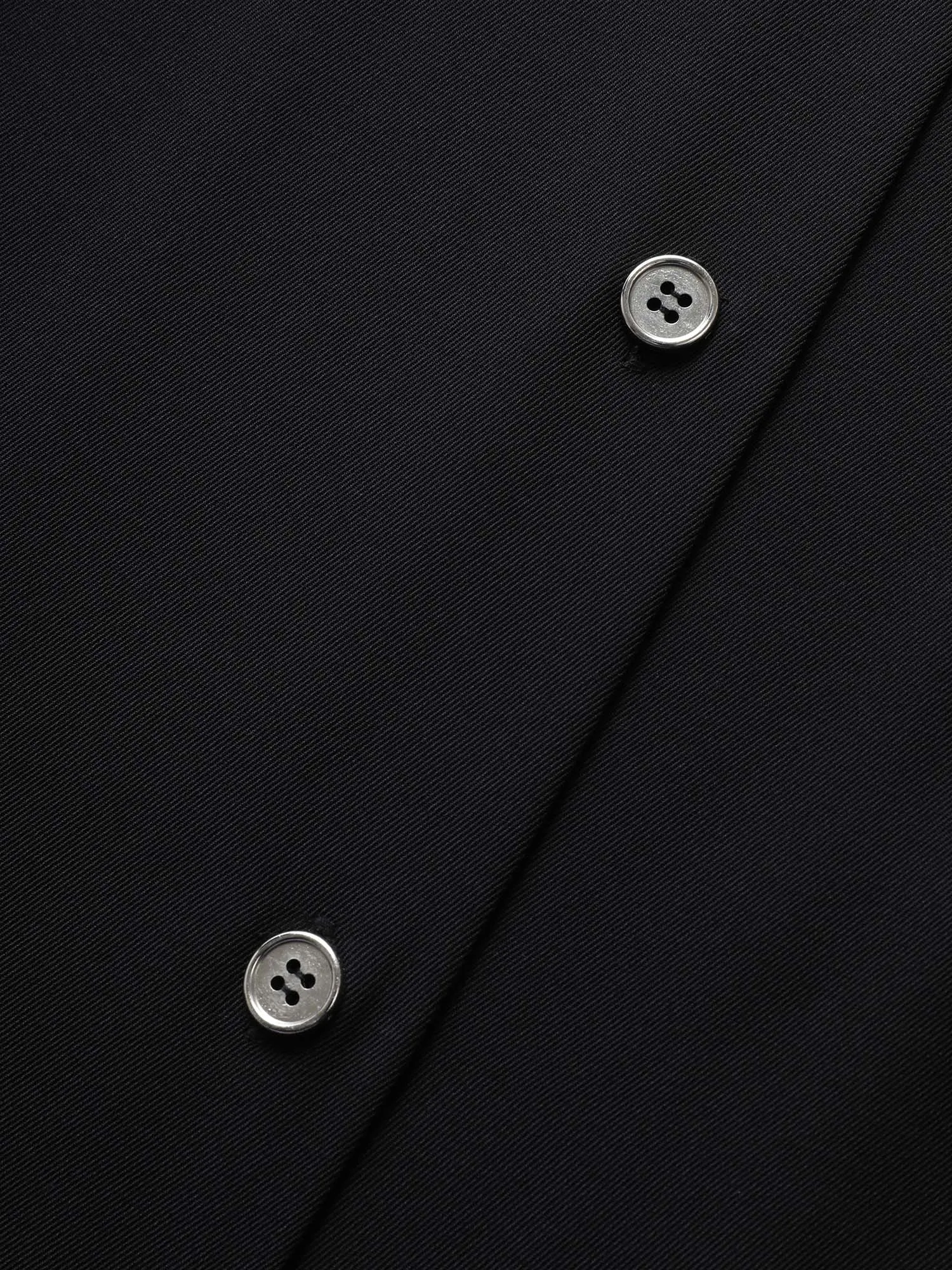 Suit Collar Button Through Sleeveless Midi Dress sold by Bloomchic product image thumbnail 5