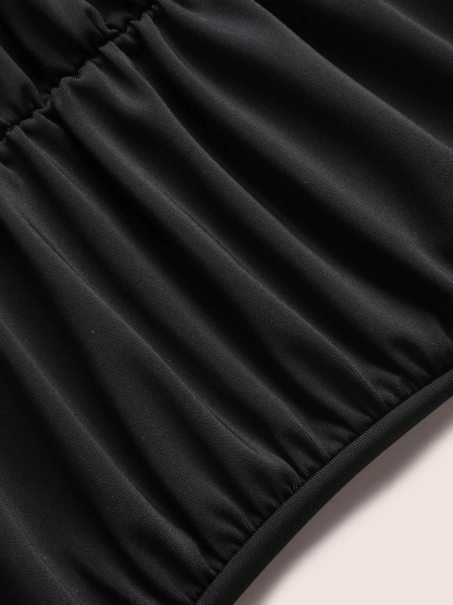 V Neck Striped Patchwork Ruched One Piece Swimsuit sold by Bloomchic product image thumbnail 5