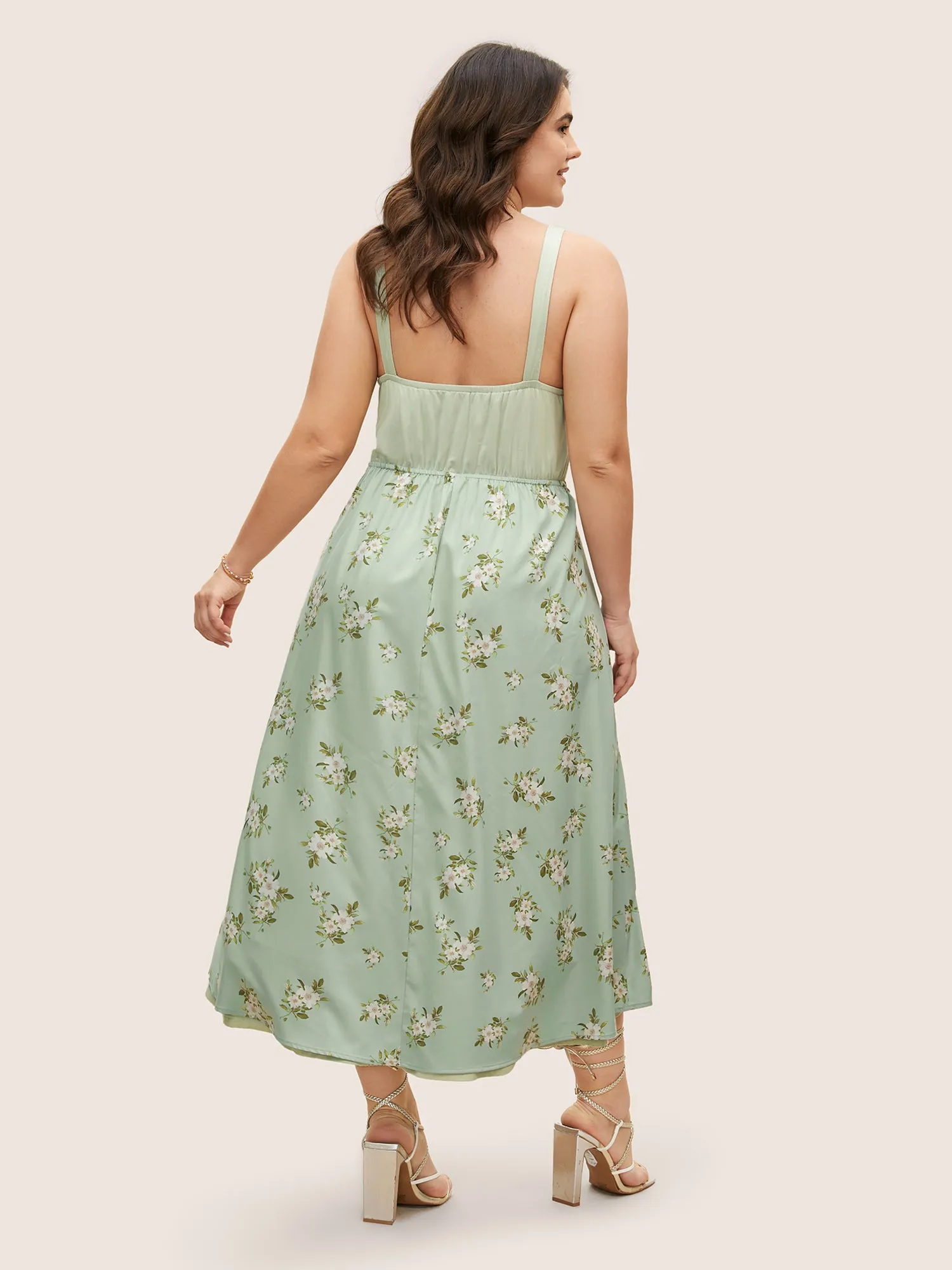 Everywhere Dress - Floral Patchwork Sleeveless Dress sold by Bloomchic product image thumbnail 4