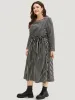 Striped Round Neck Belted Dress sold by Bloomchic