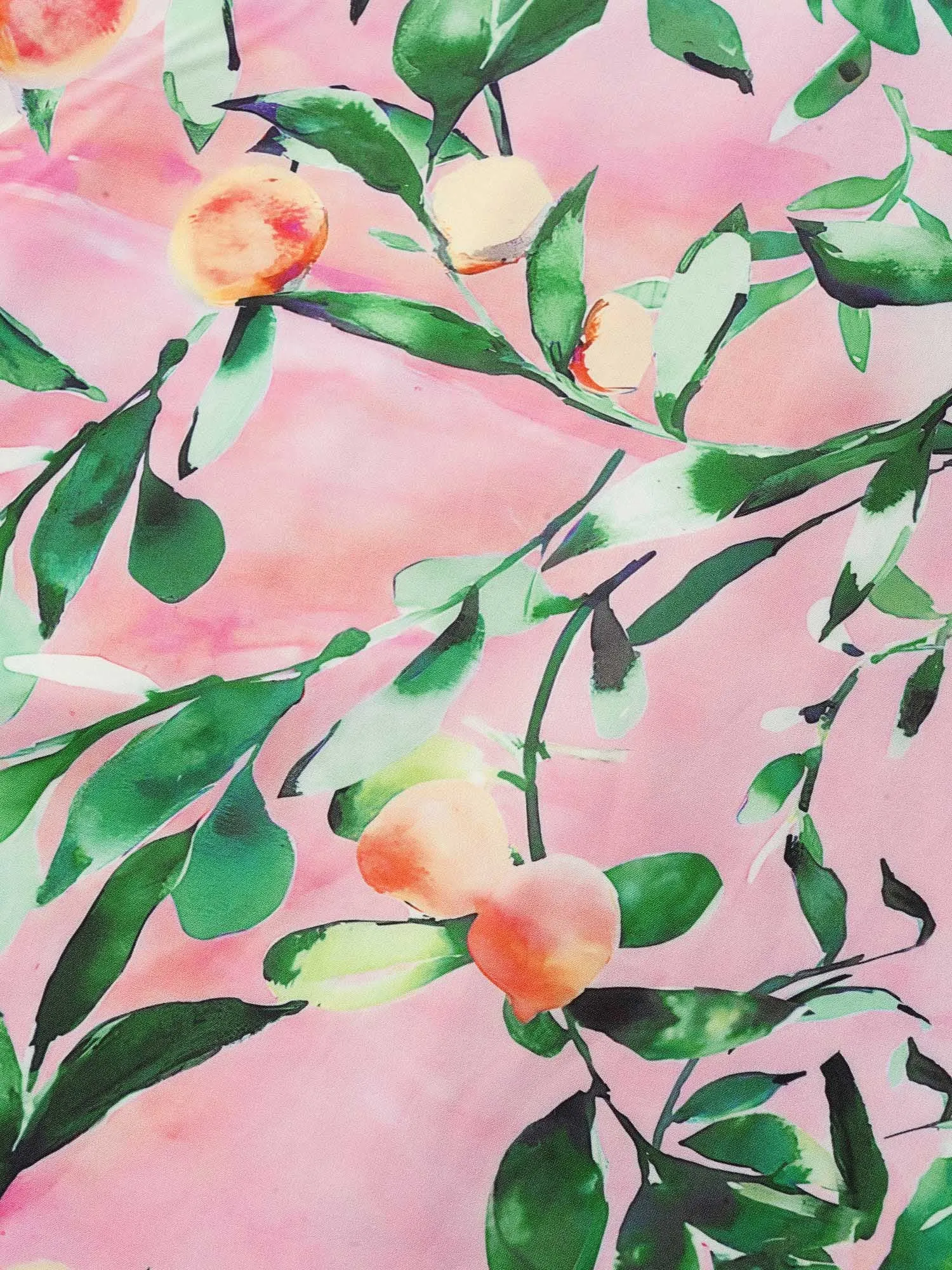 Citrus Fruit Print Frill Trim Pocket Cami Dress sold by Bloomchic product image thumbnail 5