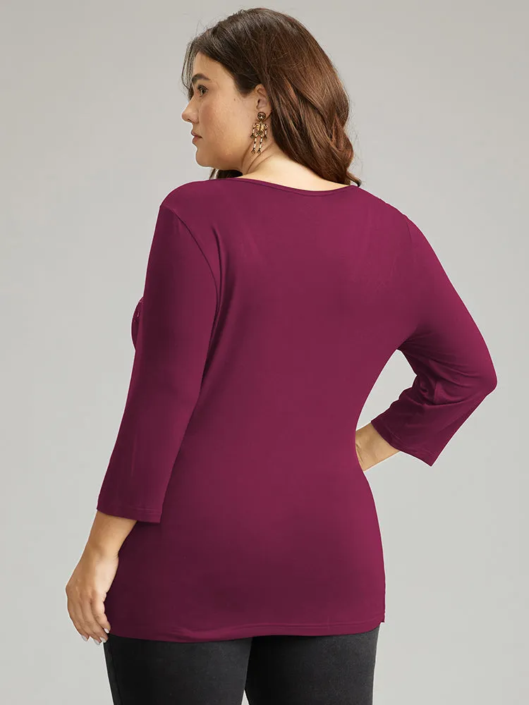 Supersoft Essentials Halloween Graphic Rhinestone T-shirt sold by Bloomchic product image thumbnail 5