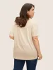 Body Positive Slogan Print Round Neck T-shirt sold by Bloomchic