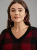 Christmas Snowflake 925 Silver Needle Hoop Earrings sold by Bloomchic