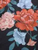 Floral Print Raglan Sleeve Rib Knit Sweatshirt sold by Bloomchic