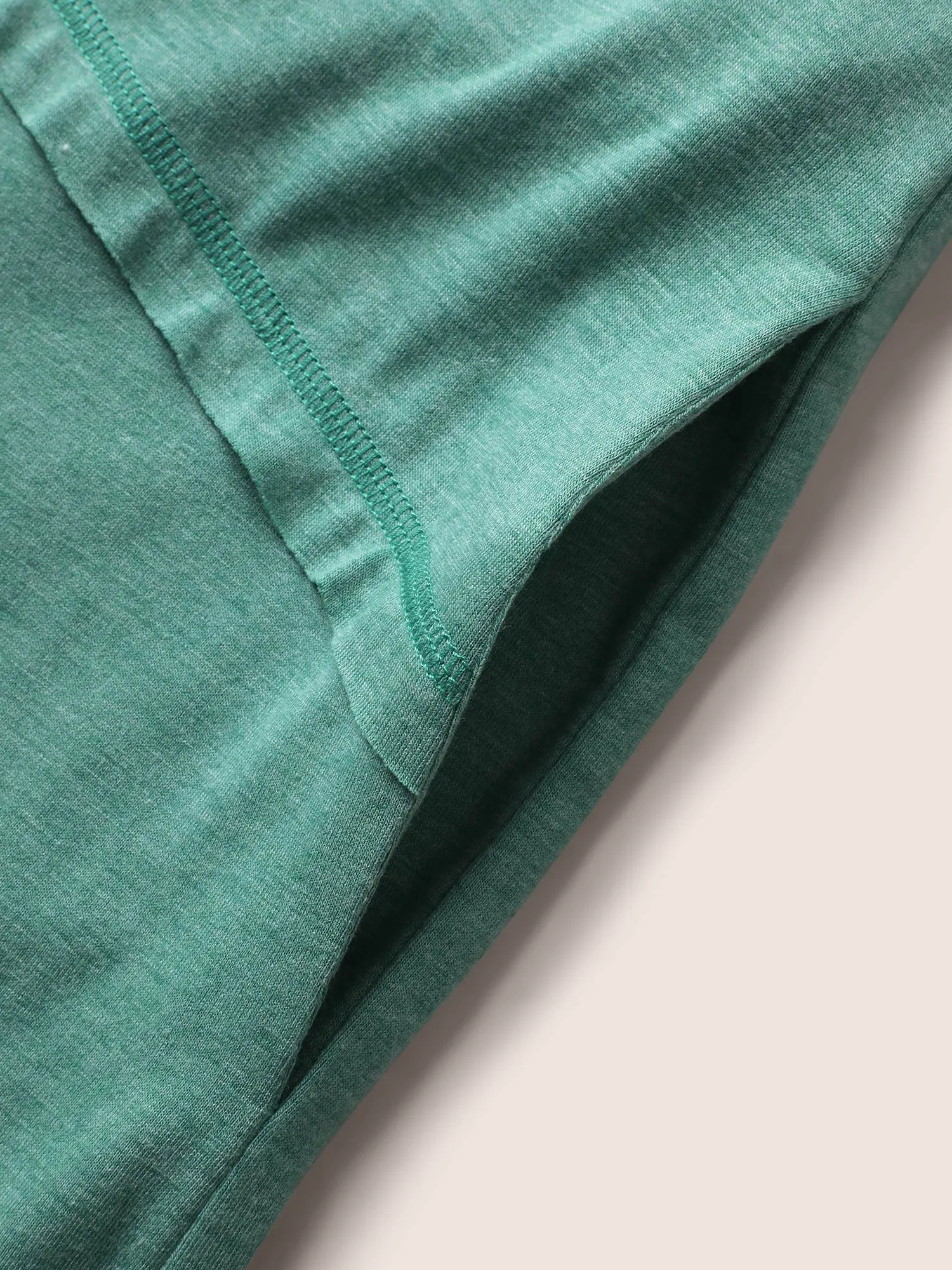 Solid V Neck Asymmetrical Patchwork Jumpsuit sold by Bloomchic product image thumbnail 5