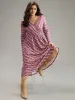 Striped Elastic Waist Gathered Dress sold by Bloomchic