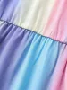 Ombre Contrast Halter Neck Maxi Dress sold by Bloomchic