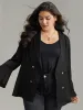 Plain Ruffles Button Up Blazer sold by Bloomchic