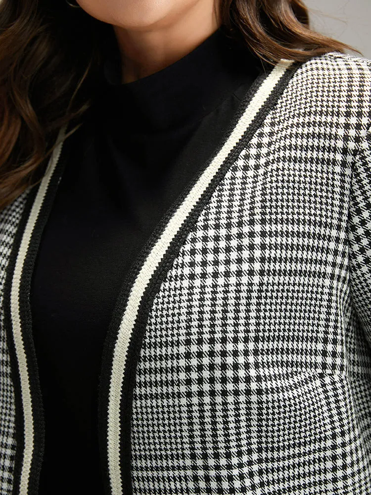 Gingham Contrast Webbing Pocket Blazer sold by Bloomchic product image thumbnail 5