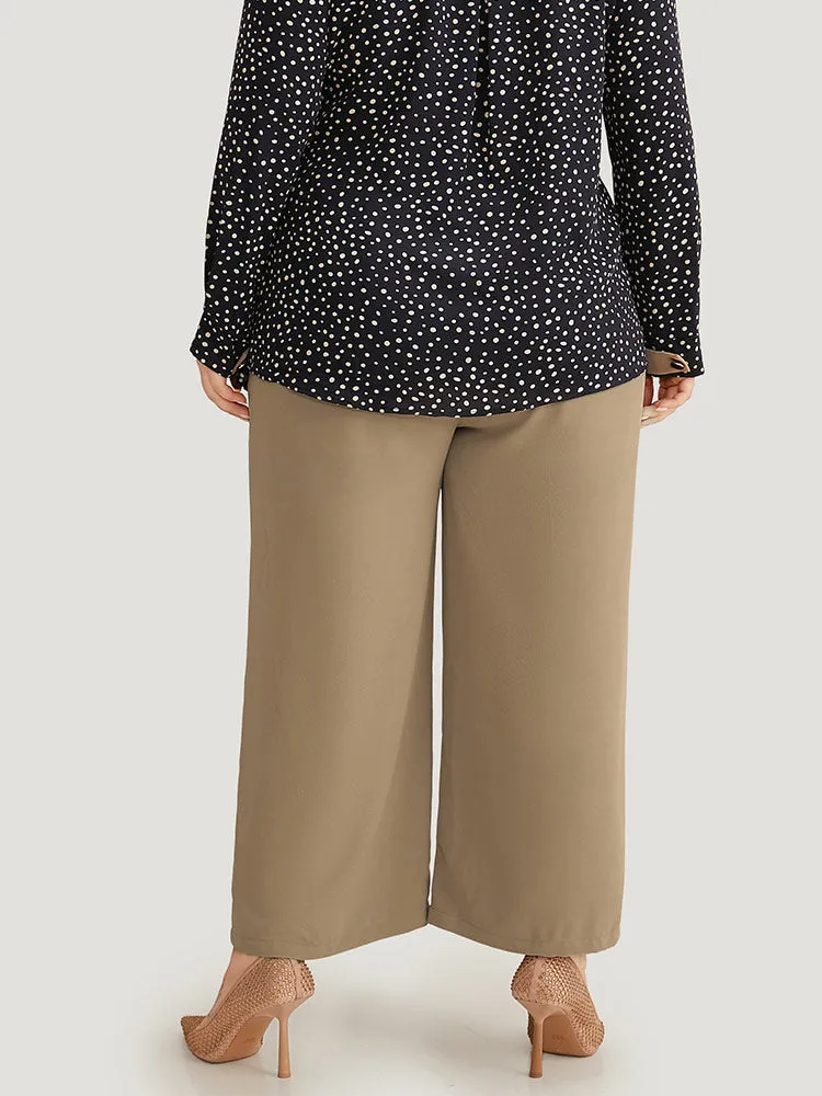 Solid Plicated Detail Woven Pants sold by Bloomchic product image thumbnail 5