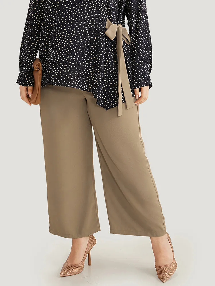 Solid Plicated Detail Woven Pants sold by Bloomchic product image thumbnail 3
