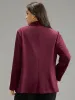Solid Double Breasted Pocket Blazer sold by Bloomchic