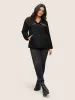 Patchwork Embroidered Flap Detail Jacket sold by Bloomchic