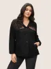 Patchwork Embroidered Flap Detail Jacket sold by Bloomchic