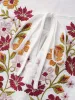 Floral Embroidered Tie Knot Lantern Sleeve Blouse sold by Bloomchic