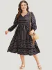 Striped Tie Neck Pocket Ties Dress sold by Bloomchic