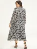 Silhouette Floral Print Lantern Sleeve Dress sold by Bloomchic