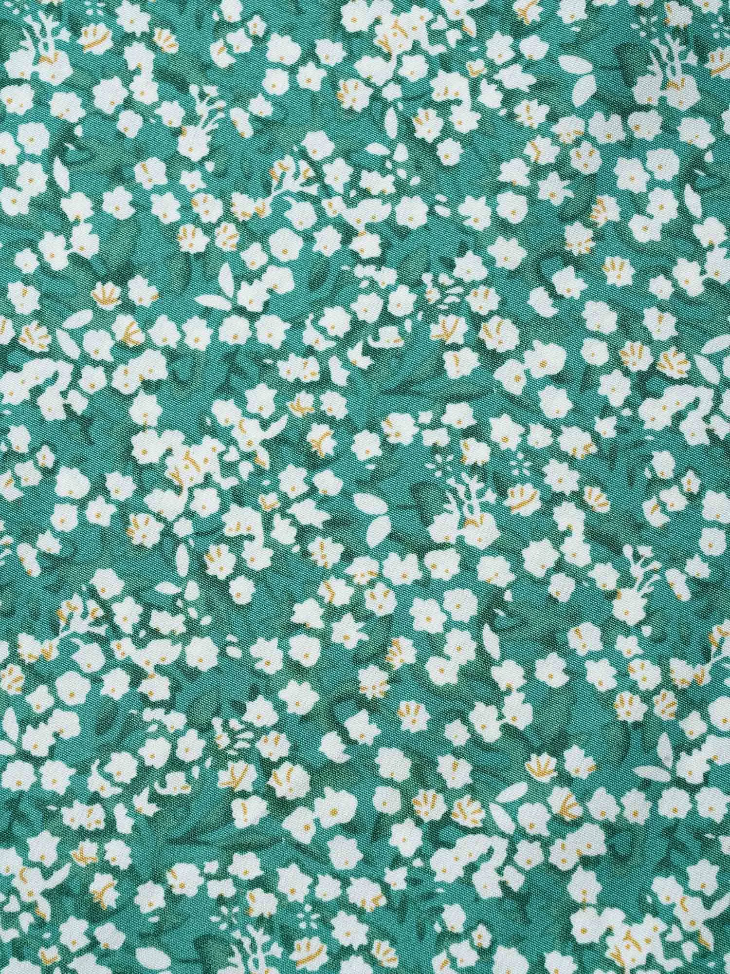 Ditsy Floral Round Neck Flutter Sleeve Blouse sold by Bloomchic product image thumbnail 5