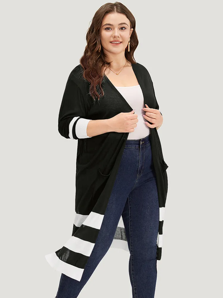 Supersoft Essentials Contrast Patched Pocket Maxi Cardigan sold by Bloomchic product image thumbnail 4