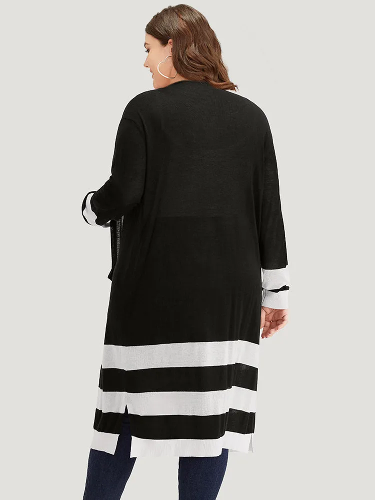 Supersoft Essentials Contrast Patched Pocket Maxi Cardigan sold by Bloomchic product image thumbnail 2