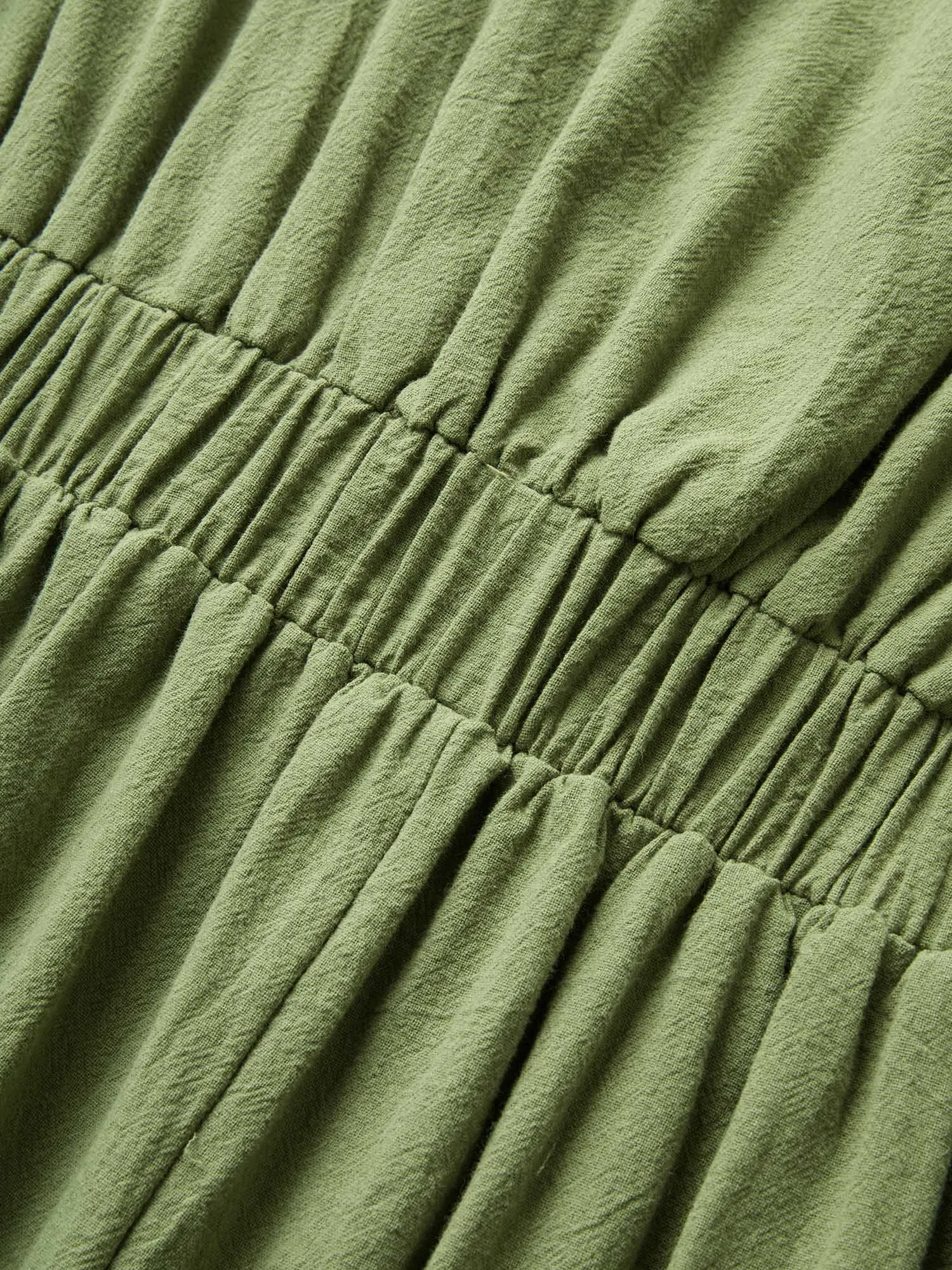 Solid Elastic Waist Patched Pocket Jumpsuit sold by Bloomchic product image thumbnail 4