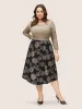 Leopard Geometric Print Pocket Patchwork Dress sold by Bloomchic