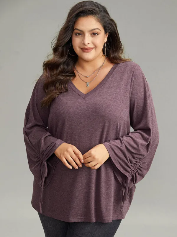 Supersoft Essentials Solid Drawstring T-shirt sold by Bloomchic