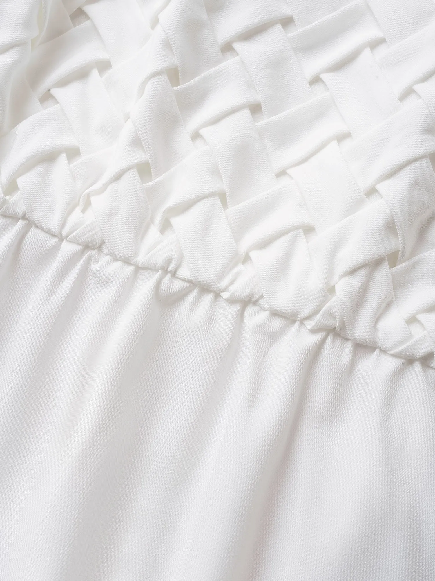 Square Neck Woven Raglan Sleeve Blouse sold by Bloomchic product image thumbnail 5