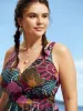 V Neck Marine Elements Print Swim Dress sold by Bloomchic
