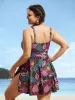 V Neck Marine Elements Print Swim Dress sold by Bloomchic